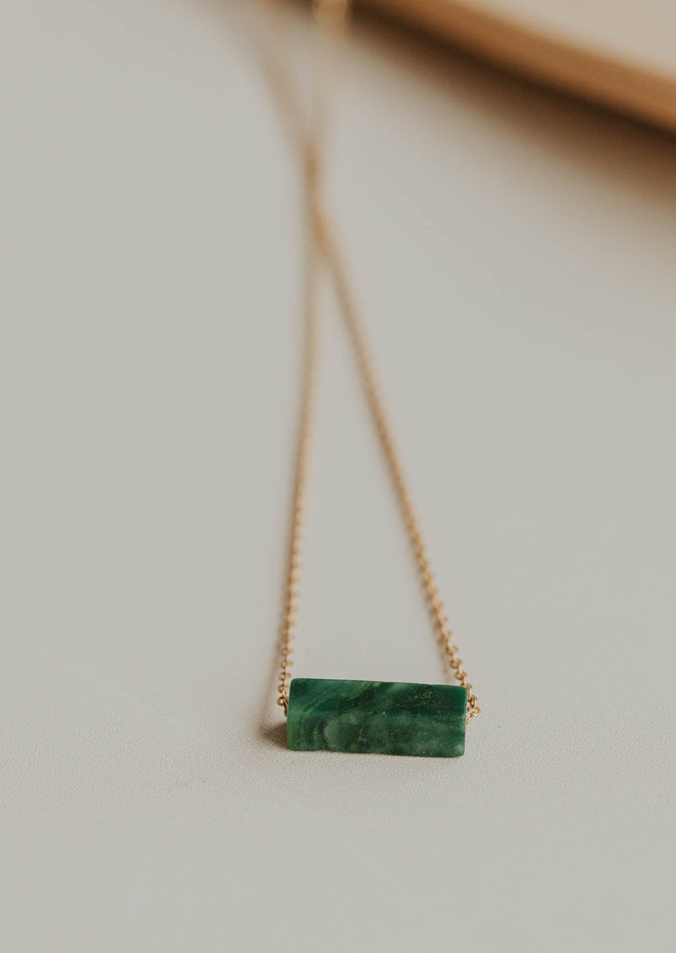 Moss Gemma Necklace