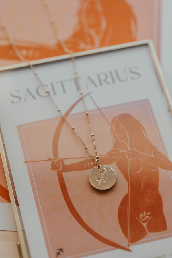 Sagittarius In Bloom Necklace