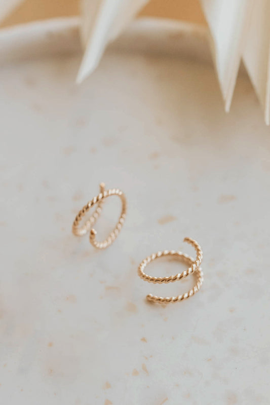 Twisted Tiny Twist Earrings